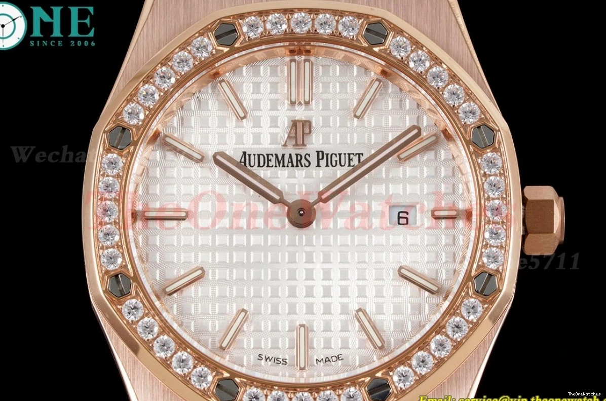 Oak Royal Swiss Ladies RG white 8F 33mm Dial Quartz  RG 0509